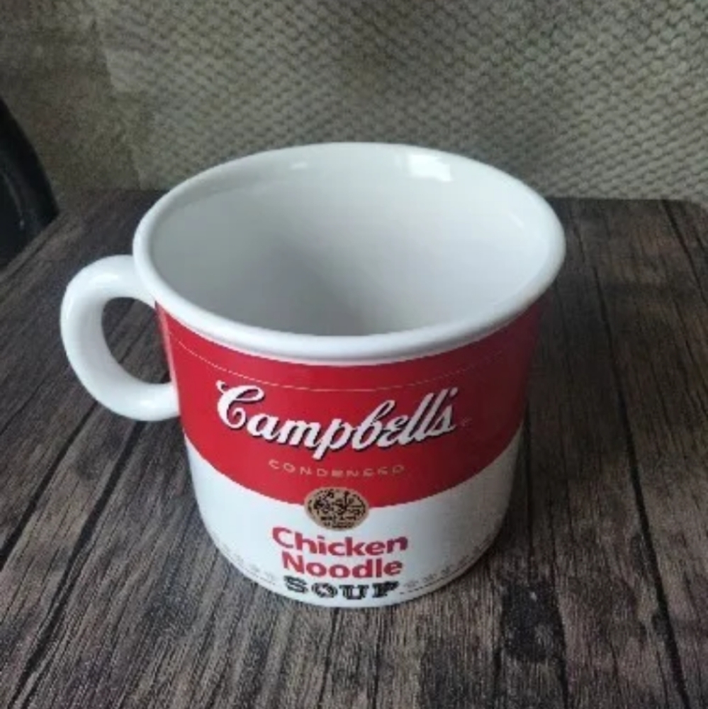 Vintage 1996 Campbells Chicken Noodle Soup Teleflora Ceramic Bowl Mug Xt…